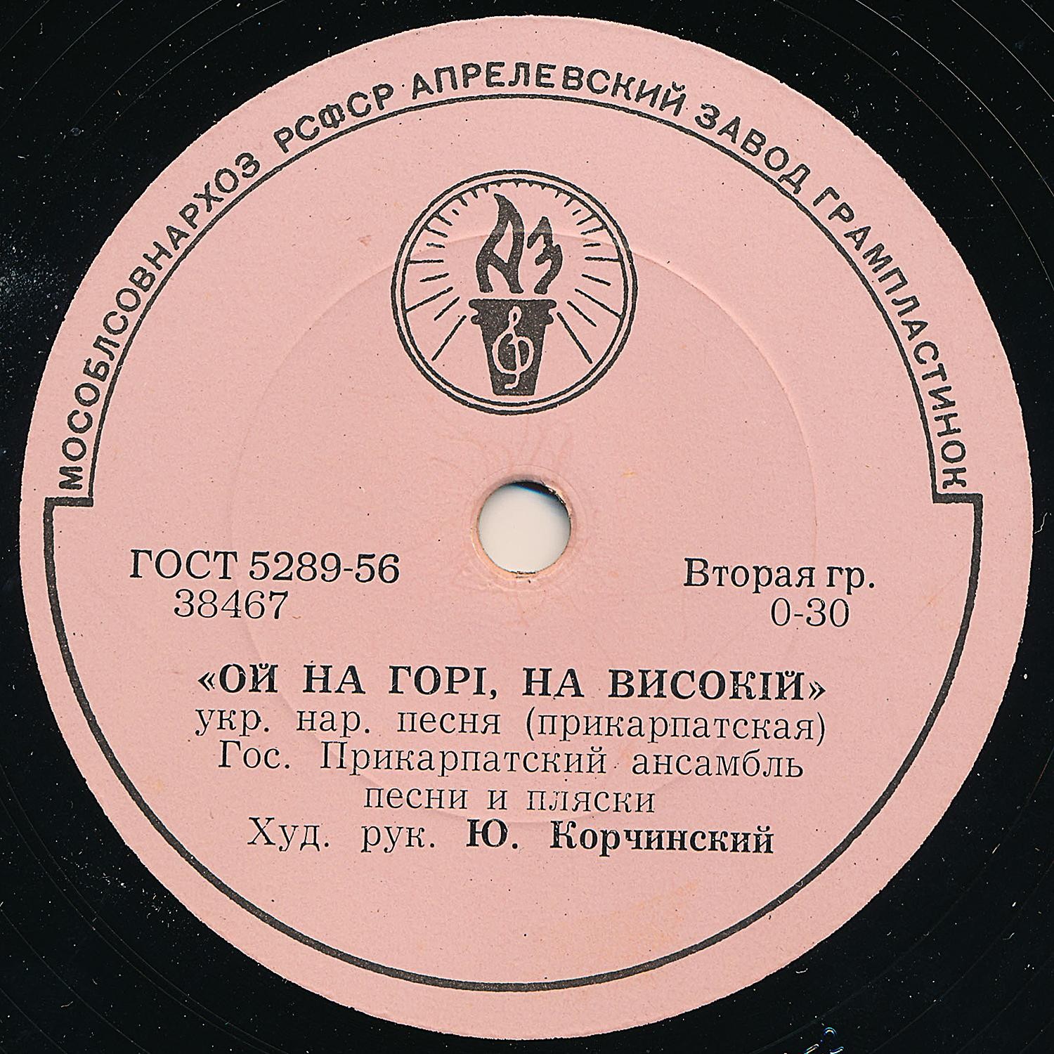 Гос. Прикарпатский ансамбль песни и пляски, худ. рук. Ю. Корчинский