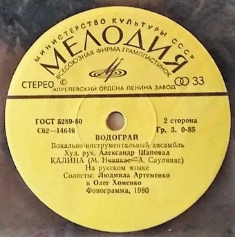 ВИА "Водограй"