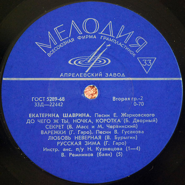 Екатерина Шаврина