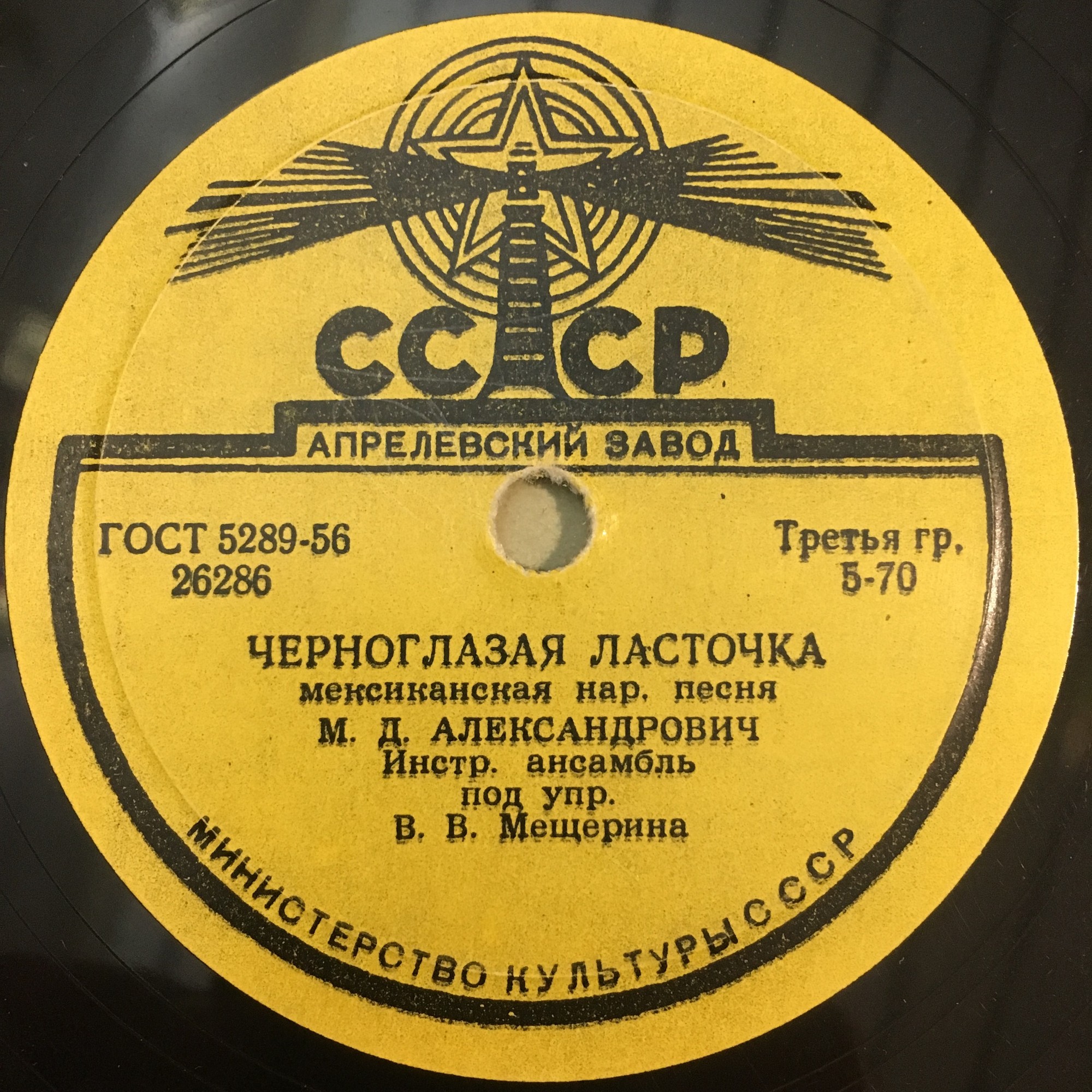 М. Александрович — Черноглазая ласточка / Чико-чико