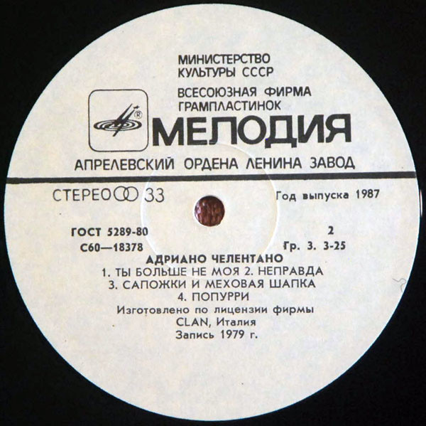 Адриано ЧЕЛЕНТАНО