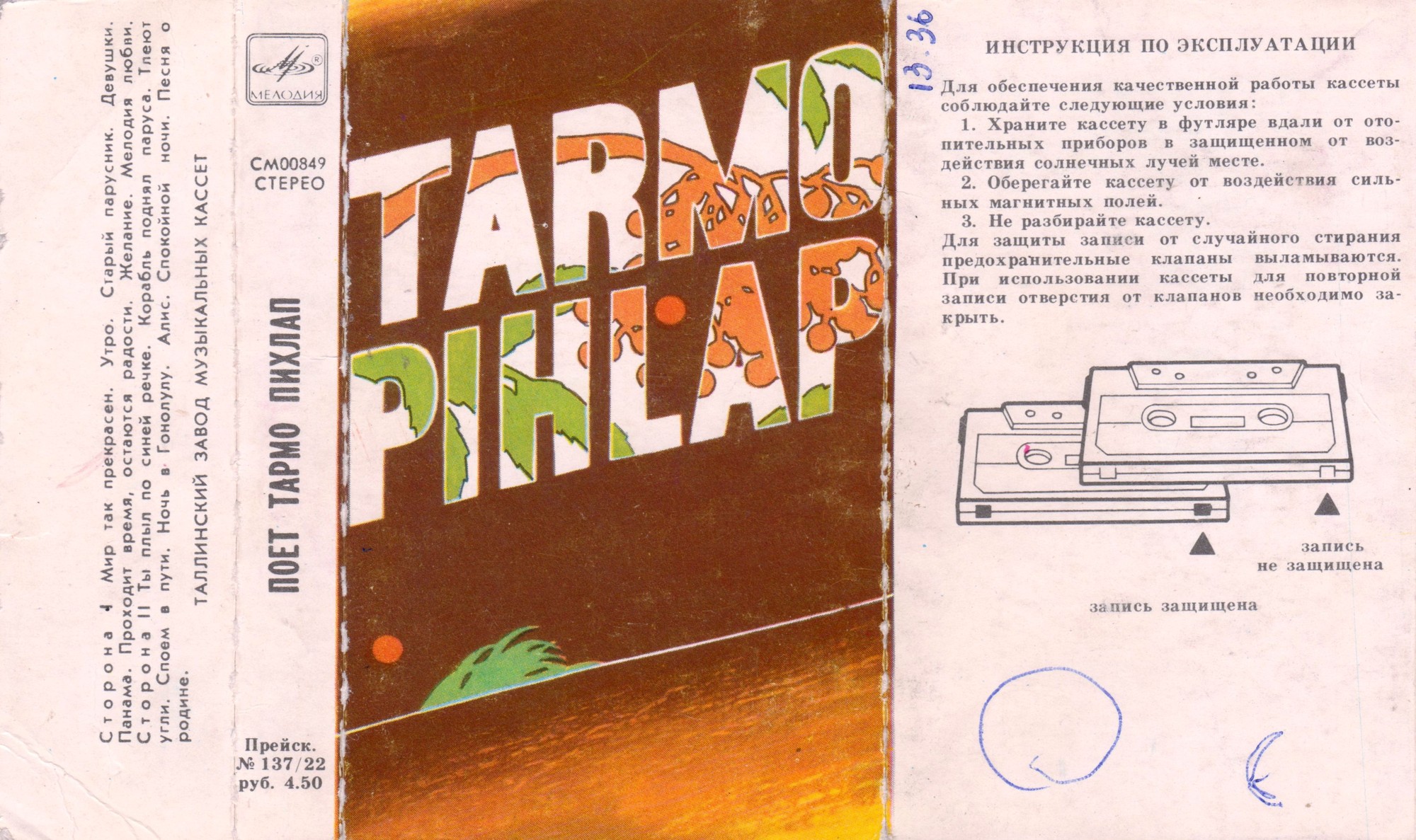 Поет Тармо Пихлап