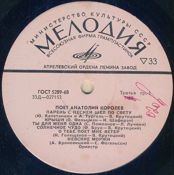 Поет Анатолий Королёв