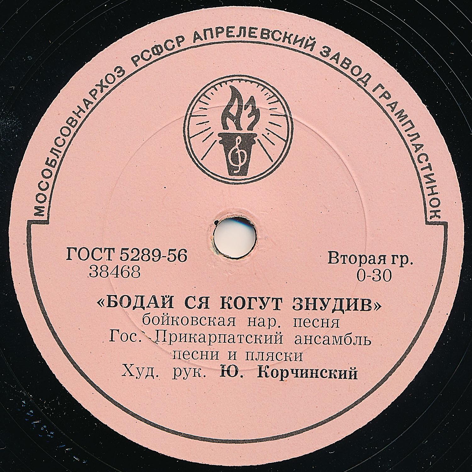 Гос. Прикарпатский ансамбль песни и пляски, худ. рук. Ю. Корчинский