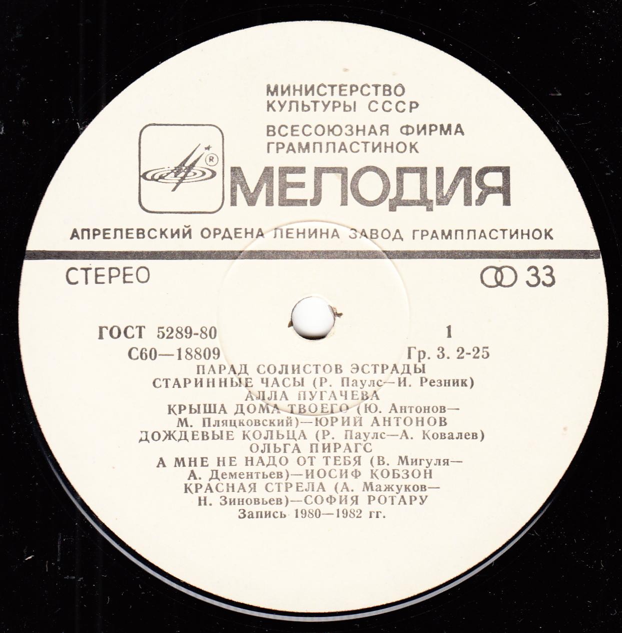 Парад солистов эстрады (1)