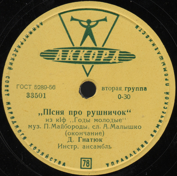 Д. Гнатюк — Песня про рушничок