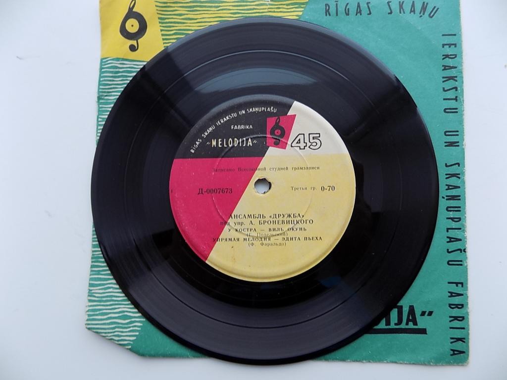 ВОКАЛЬНЫЙ АНСАМБЛЬ «ДРУЖБА» п/у А. Броневицкого