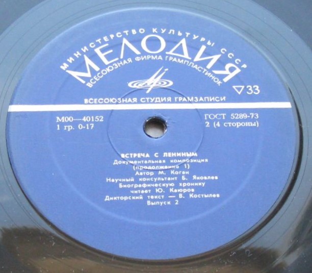 Встреча с Лениным. Выпуски 1 и 2