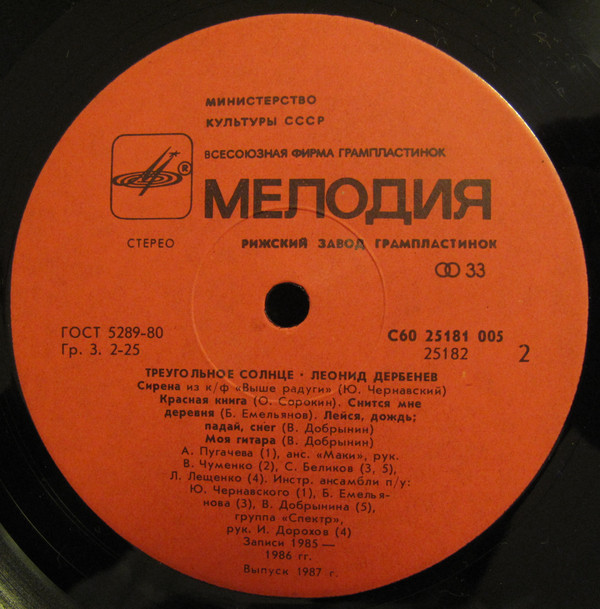 Леонид Дербенев. Треугольное солнце (Робинзон II)