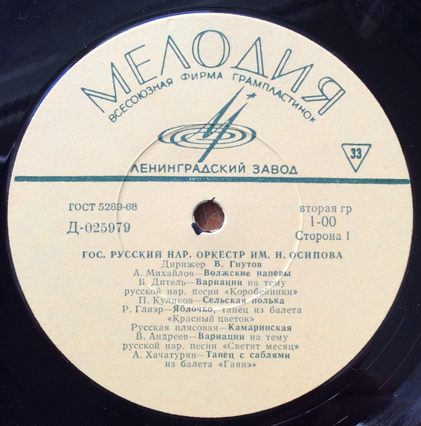 ГОС. АКАДЕМ. РУССКИЙ НАР. ОРКЕСТР им. Н. ОСИПОВА