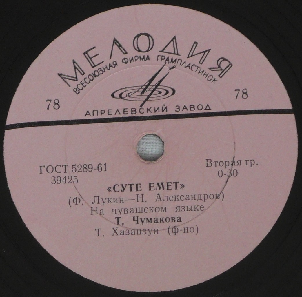 Т. Чумакова (на чувашском языке)