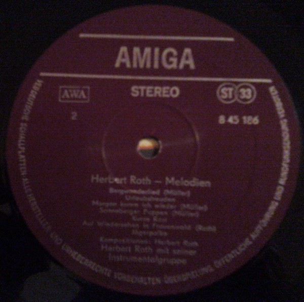 Herbert Roth. Melodien [по заказу немецкой фирмы AMIGA 8 45 186]