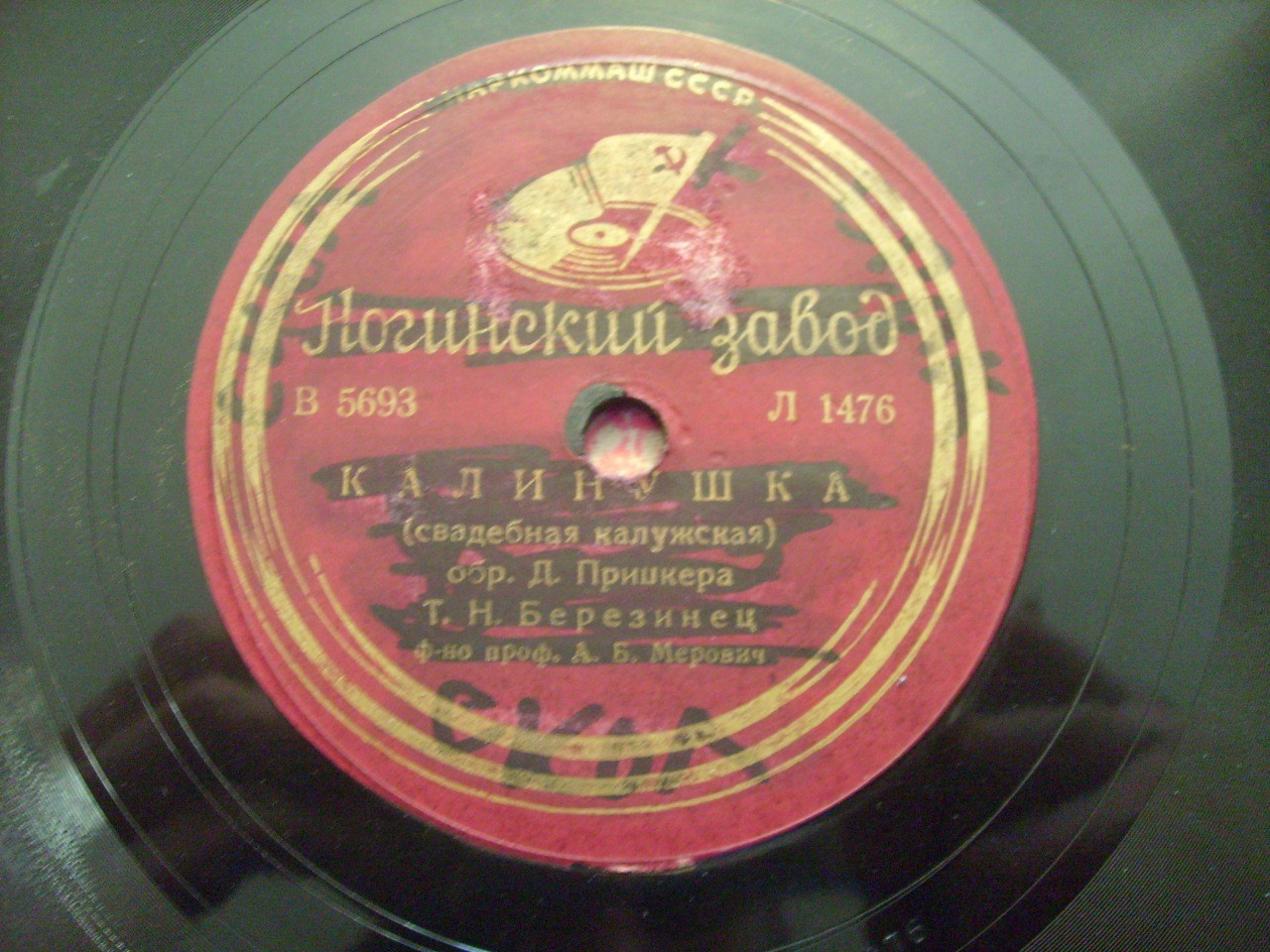 Т. Березинец – Калинушка / Певец