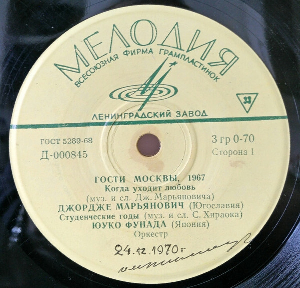 Гости Москвы, 1967