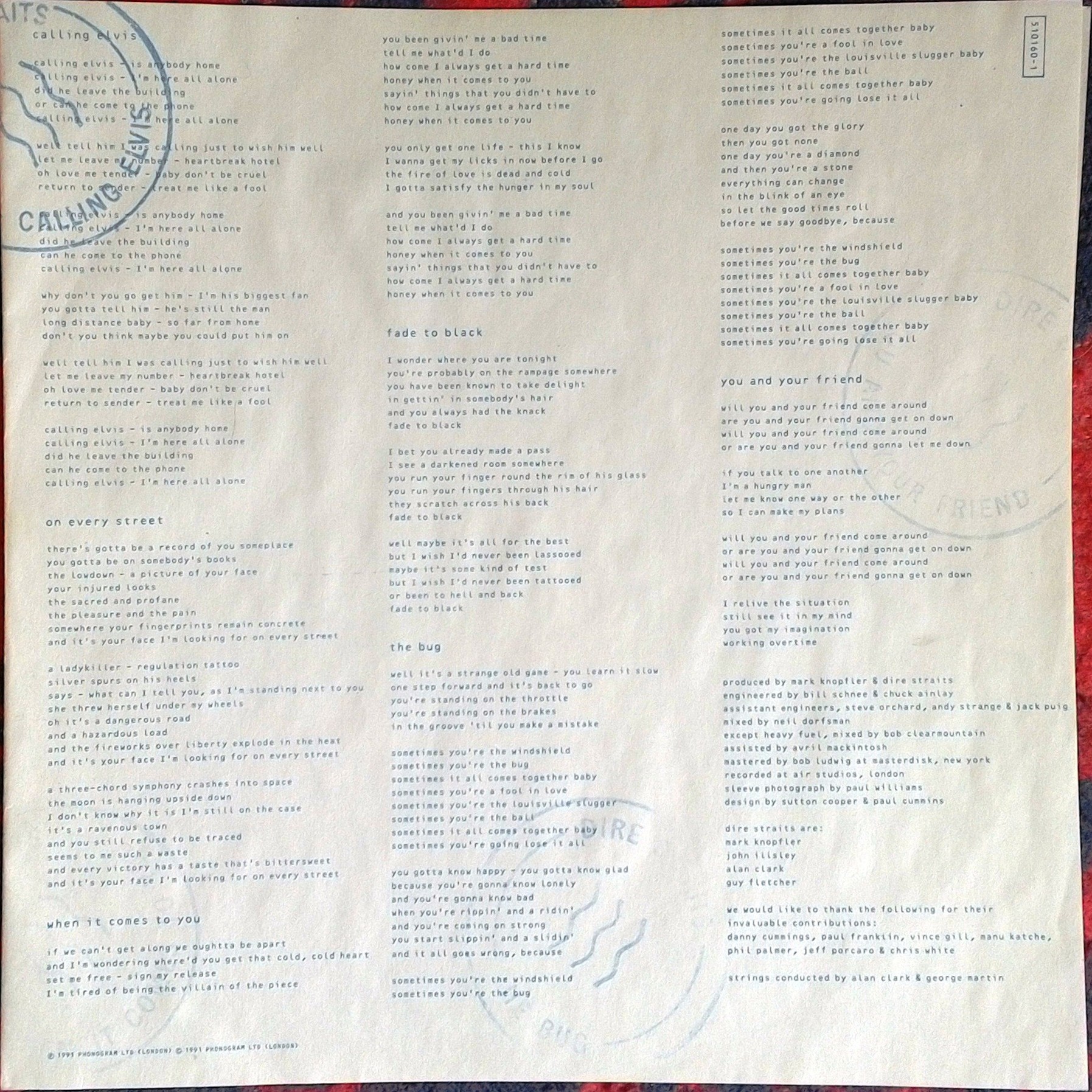 Dire Straits. On Every Street