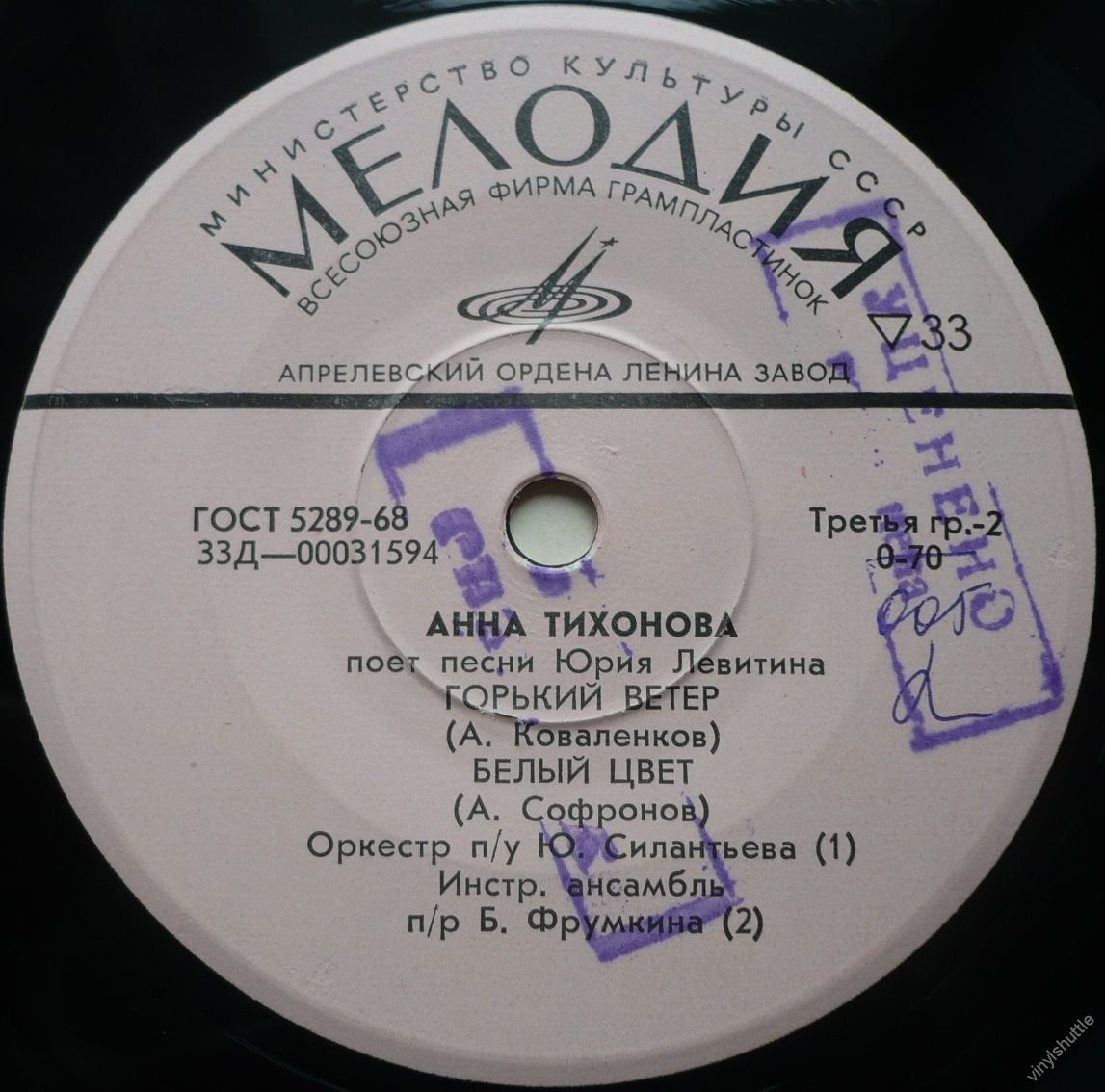 Анна ТИХОНОВА поет песни Юрия ЛЕВИТИНА