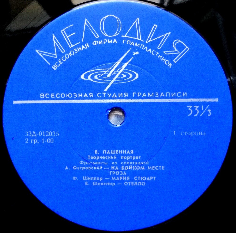 B. ПАШЕННАЯ (творческий портрет)