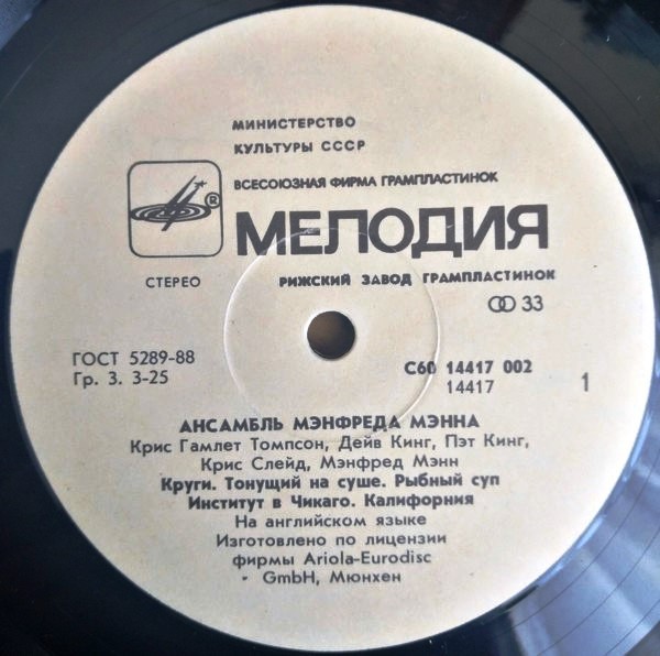Ансамбль Мэнфреда Мэнна