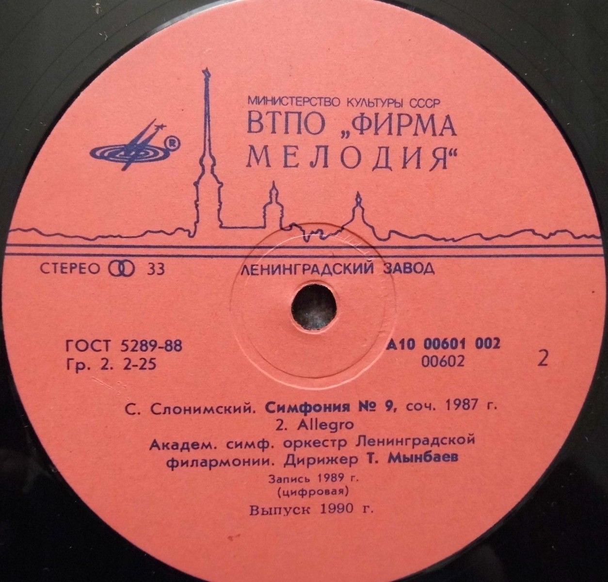 СЕРГЕЙ СЛОНИМСКИЙ