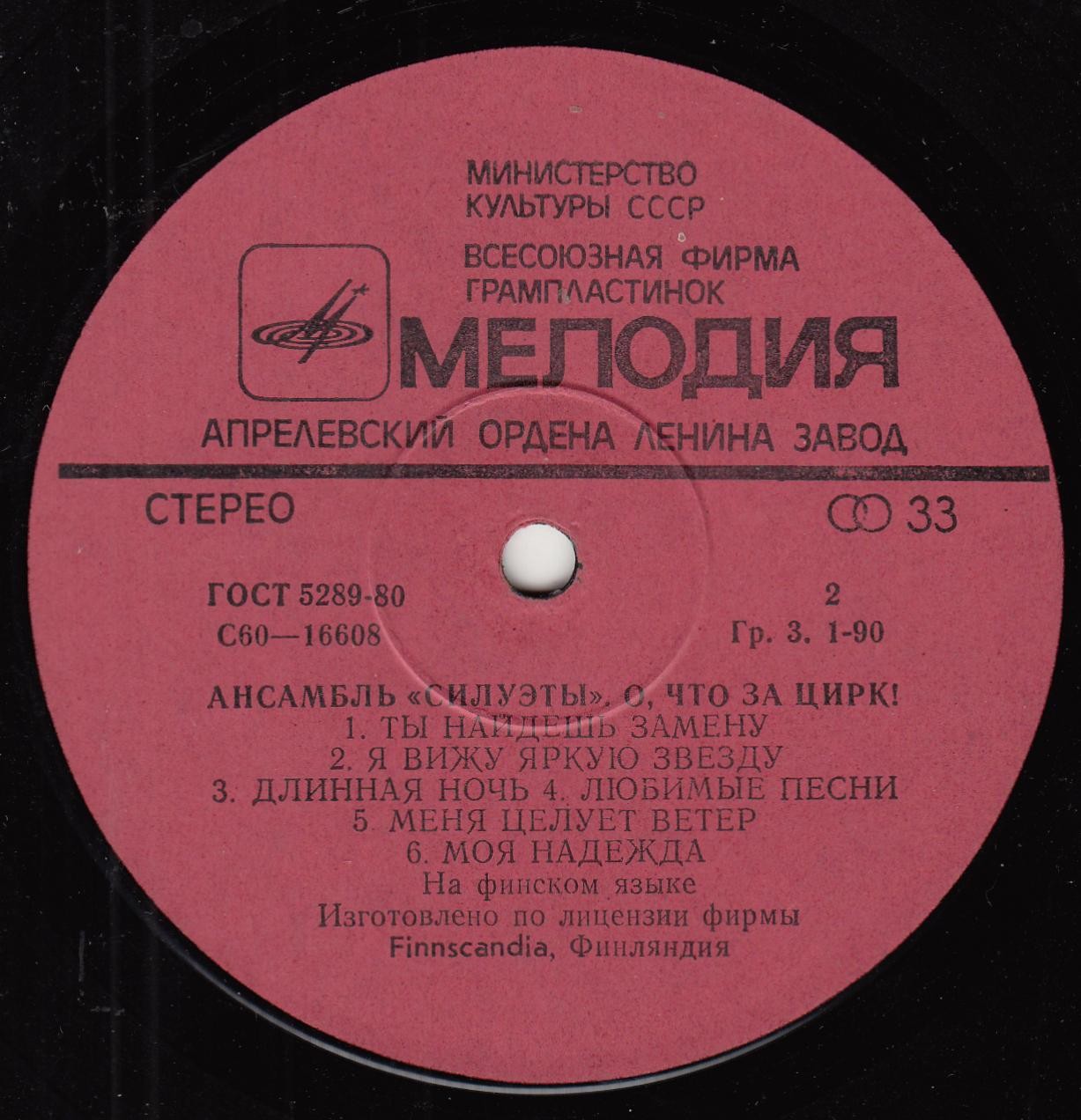 Ансамбль «Силуэты». О, что за цирк!