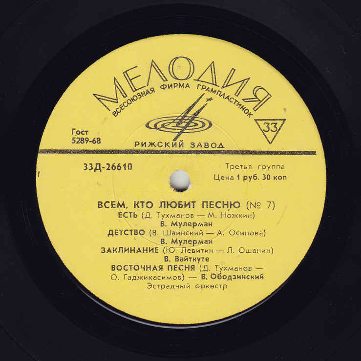 Всем, кто любит песню (№ 7)