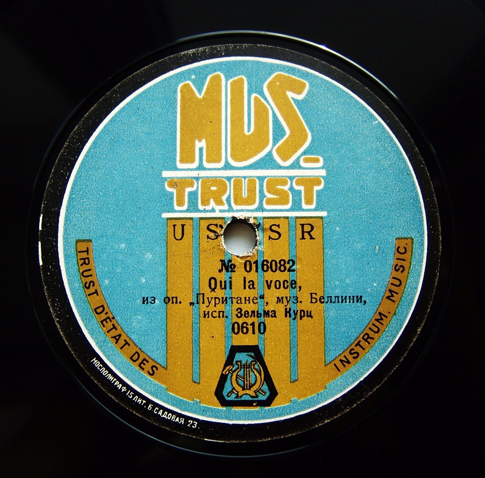 Зельма Курц - Qui la voce // Vien diletto e in ciel la luna ;из оп. "Пуритане", муз. Беллини