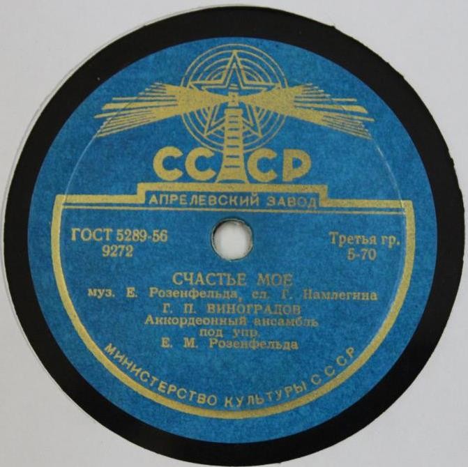 Г. П. Виноградов — Люблю / Счастье моё