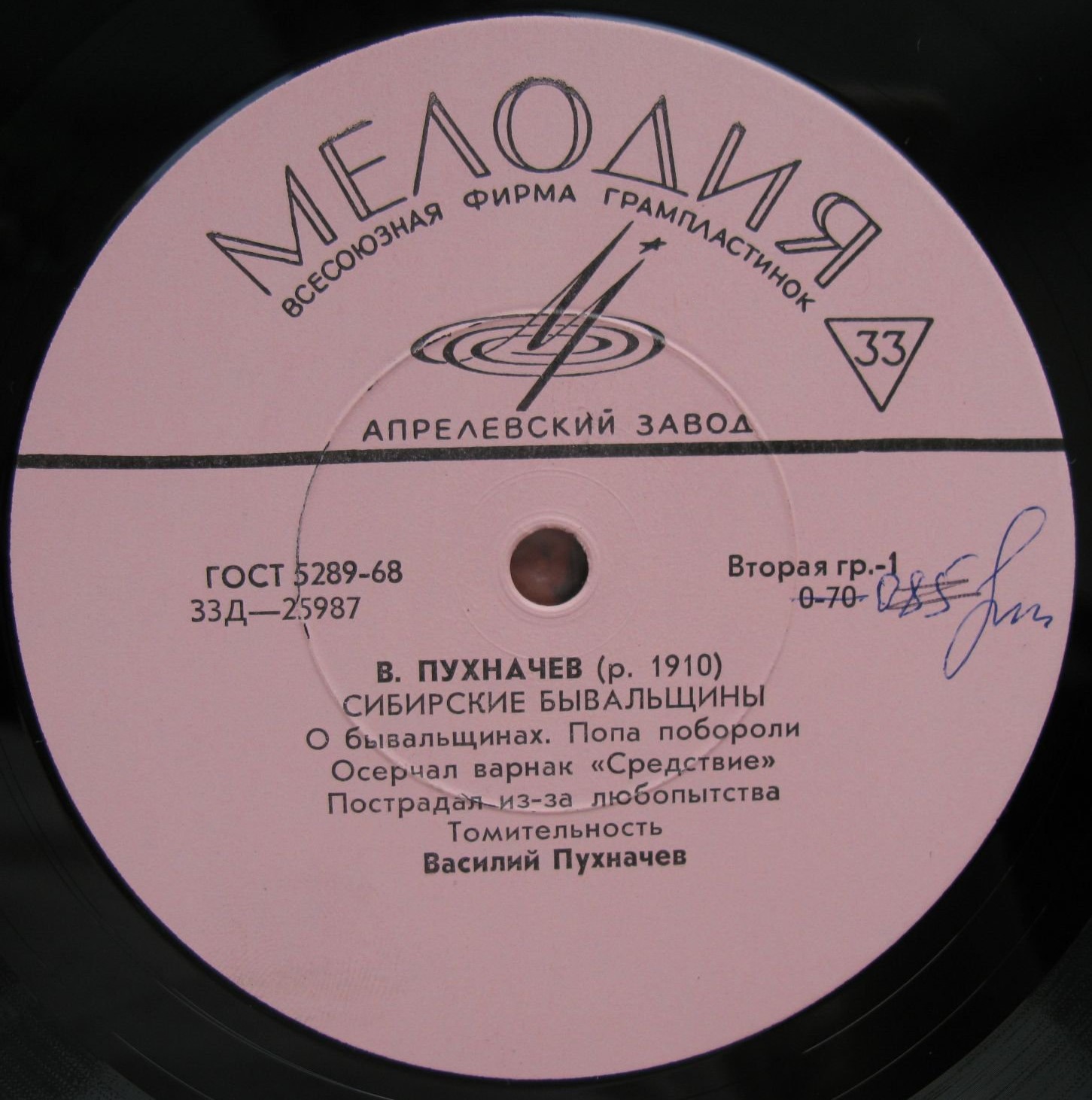 В. ПУХНАЧЕВ. Сибирские бывальщины