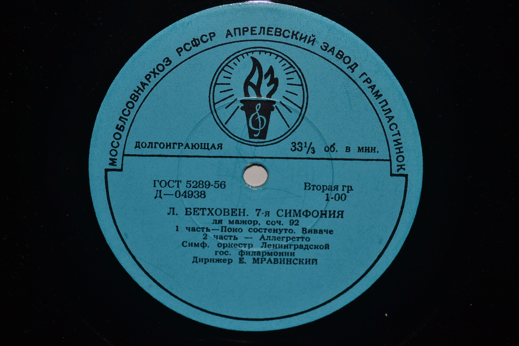 Л. БЕТХОВЕН (1770–1827) Симфония № 7 ля мажор, соч. 92 (Е. Мравинский)