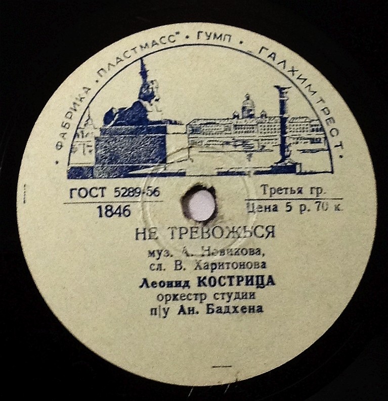 Леонид Кострица — Если бы парни всей земли / Не тревожься