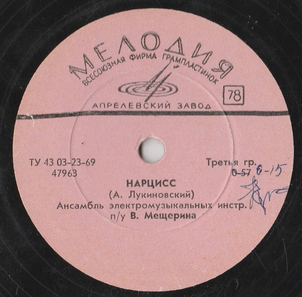 Ансамбль электромузыкальных инстр. п/у В. Мещерина