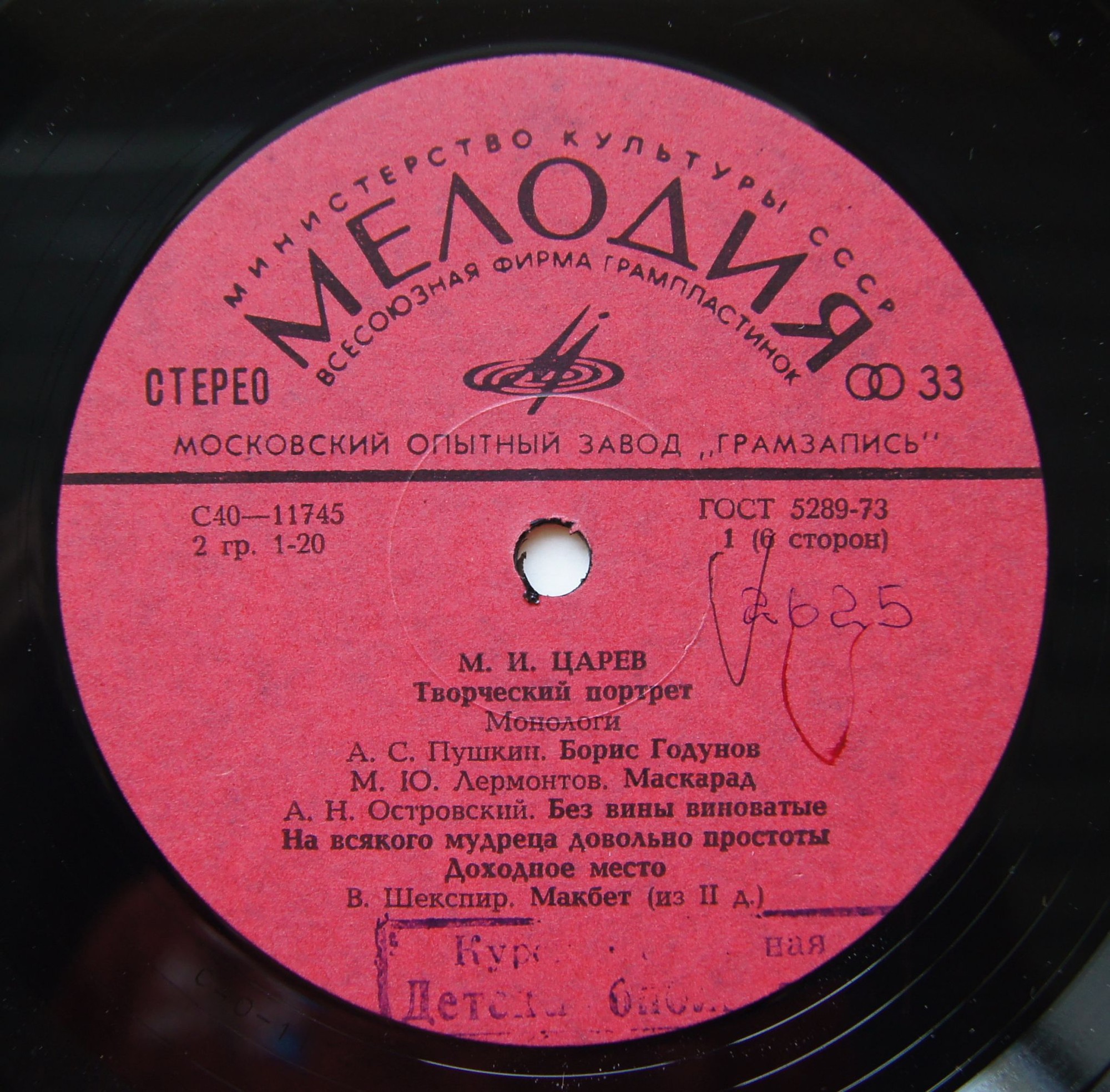 М. И. ЦАРЕВ. Творческий портрет