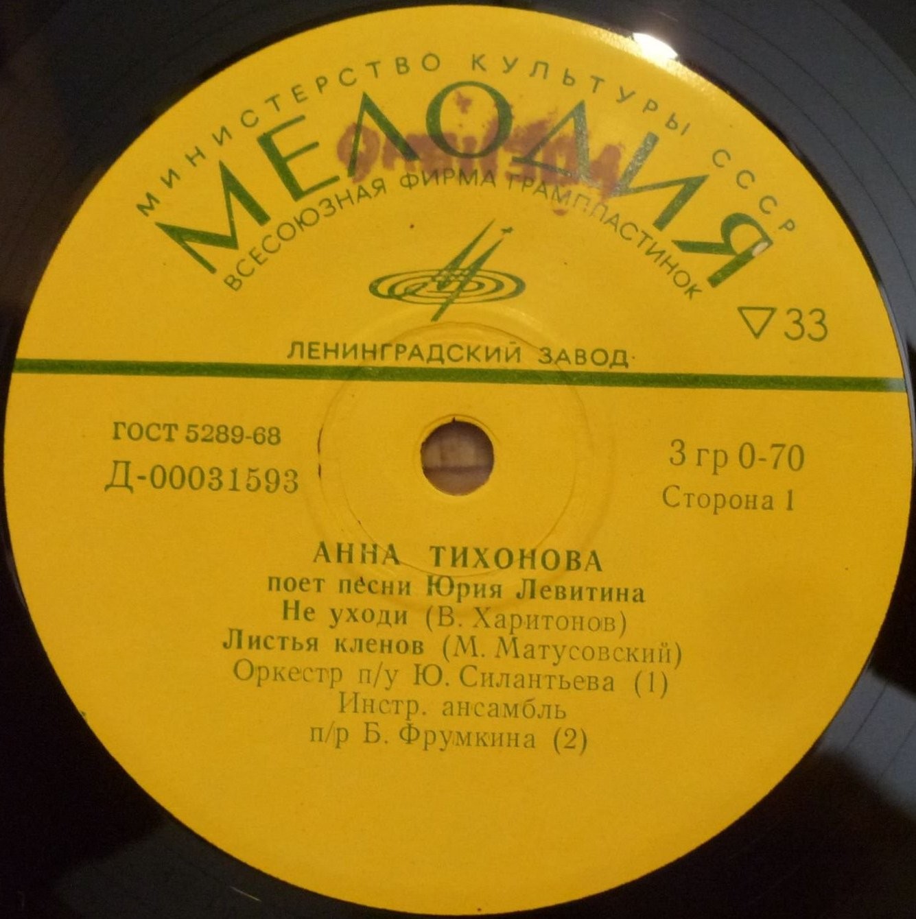 Анна ТИХОНОВА поет песни Юрия ЛЕВИТИНА