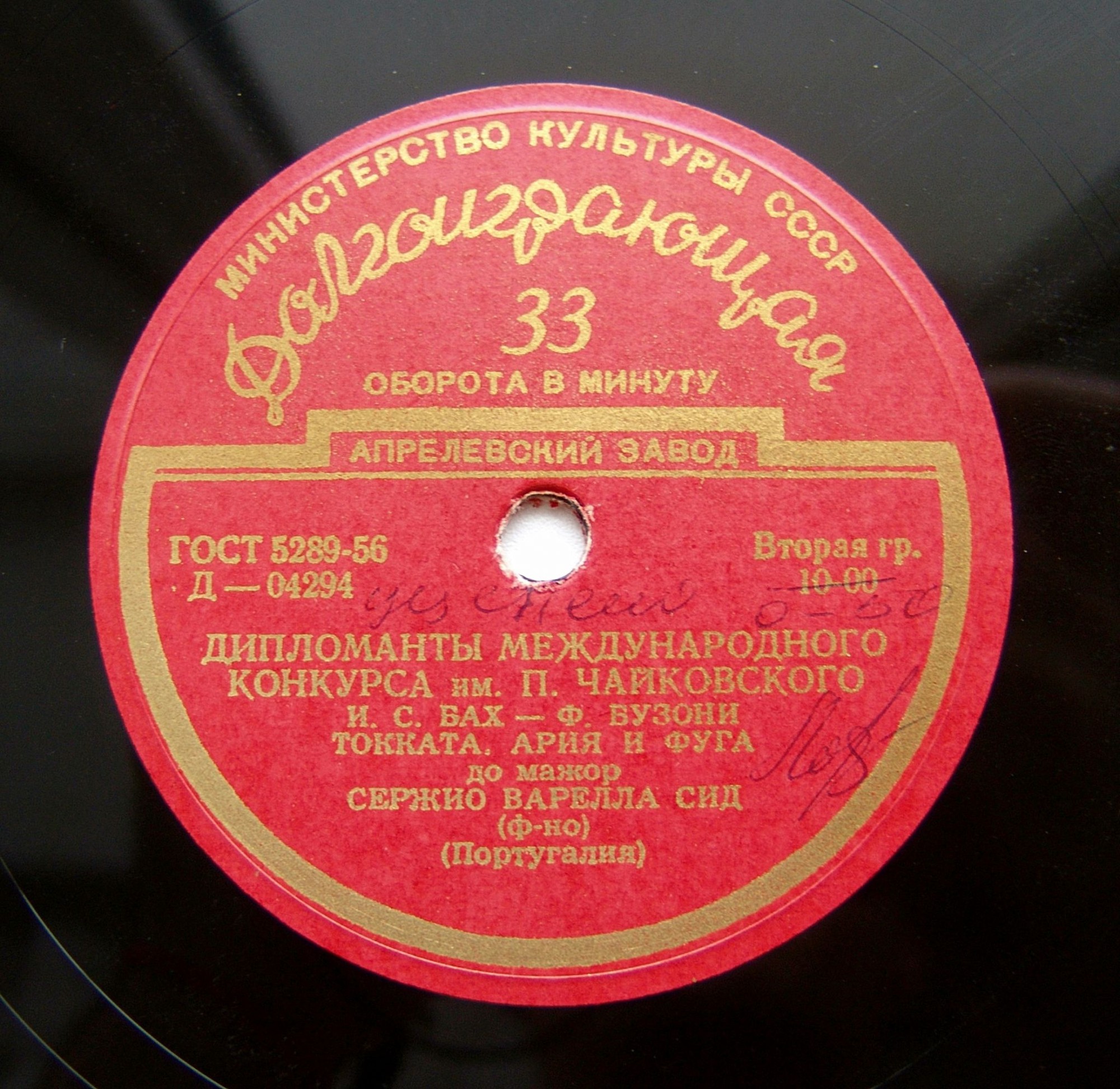 Играет Сержио Варелла Сид (ф-но)