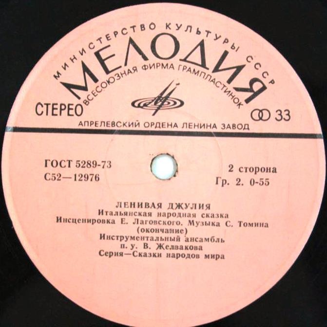 Ленивая Джулия (итальянская сказка)