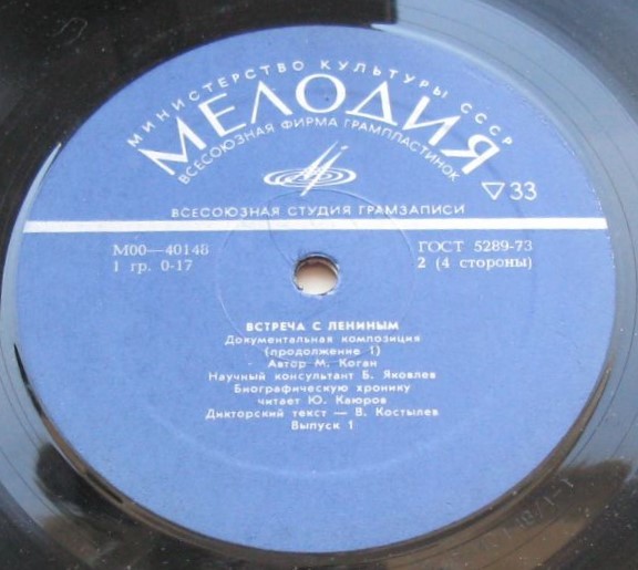 Встреча с Лениным. Выпуски 1 и 2