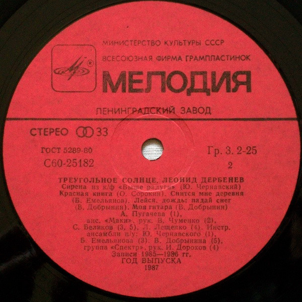 Леонид Дербенев. Треугольное солнце (Робинзон II)