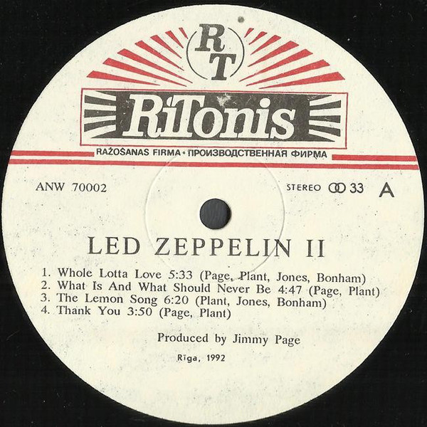 LED ZEPPELIN. Led Zeppelin II