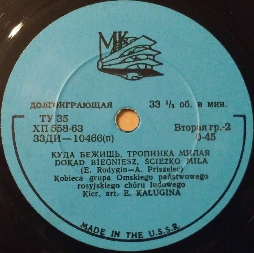 Вечерний звон / Куда бежишь, тропинка милая