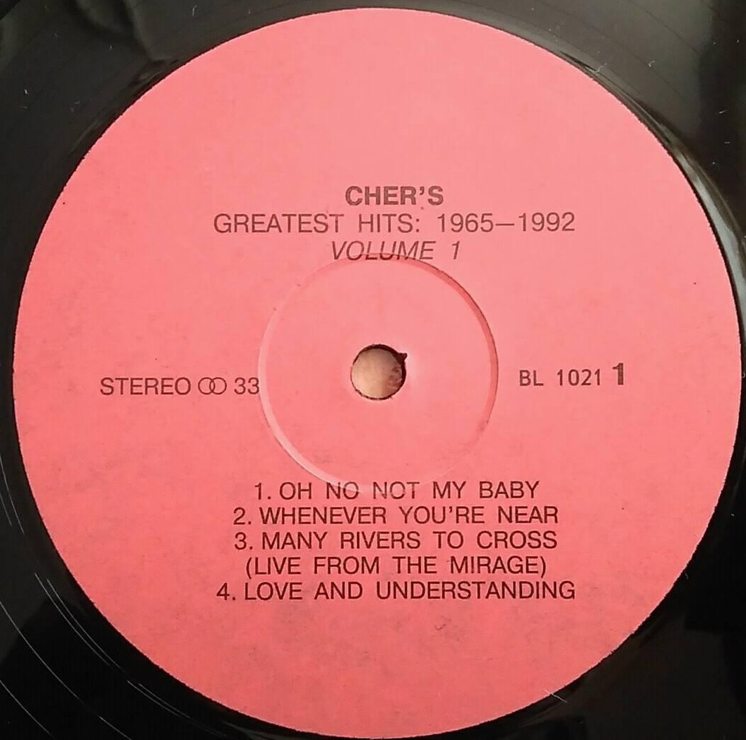 CHER «Greatest Hits. Volume 1»