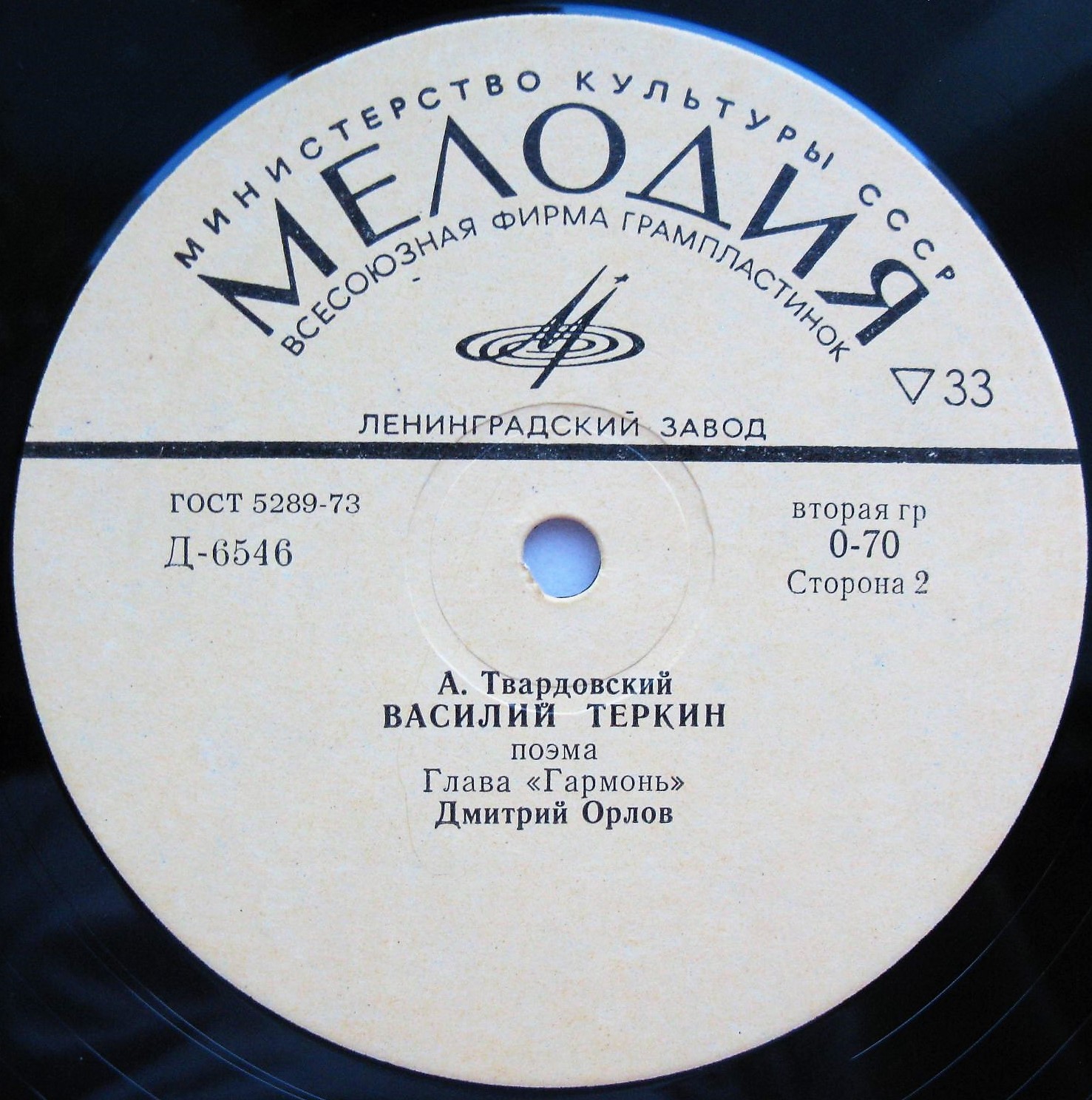 А. Твардовский: "Василий Теркин", фрагменты из глав (Читает Д. Орлов)