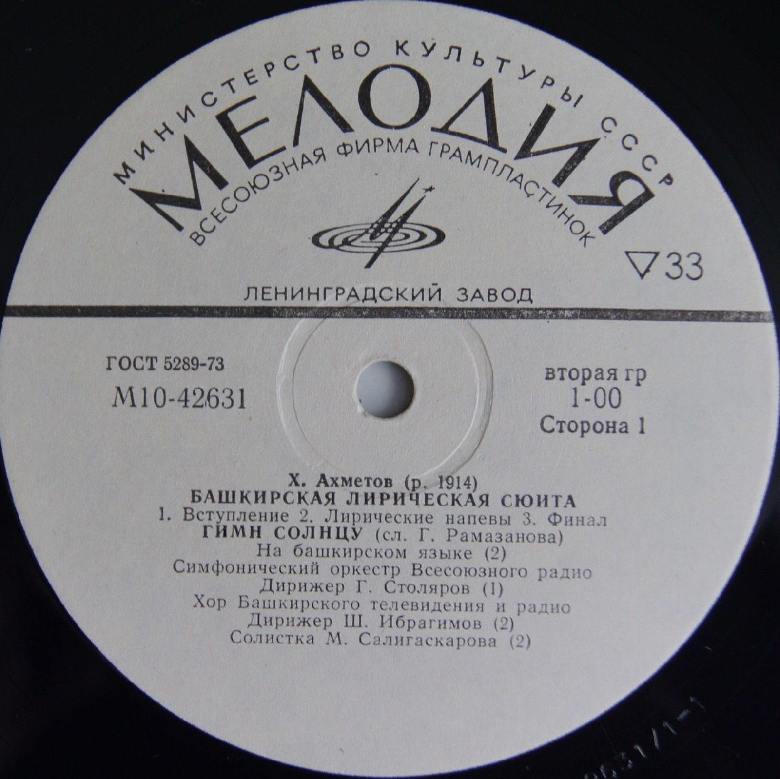 X. АХМЕТОВ (1914)