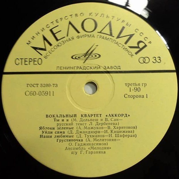 Вокальный квартет «Аккорд»