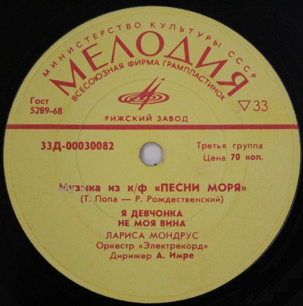 Музыка из кинофильма "Песни моря"