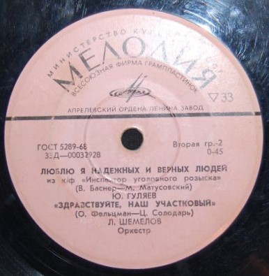 Песни о советской милиции