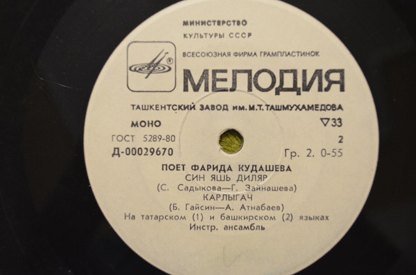 Поёт Фарида Кудашева