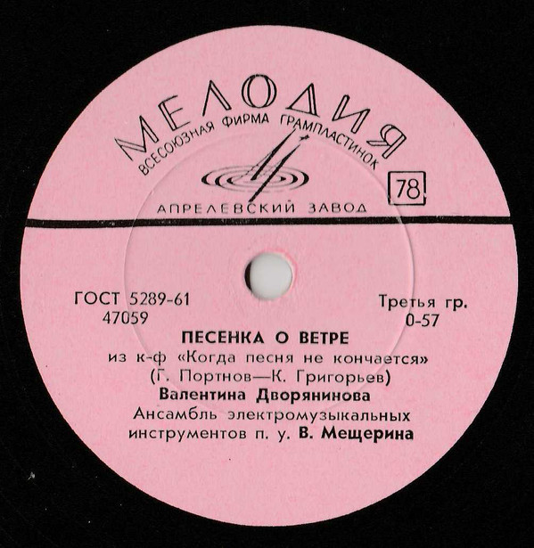 Песенка о ветре / Далекая звезда