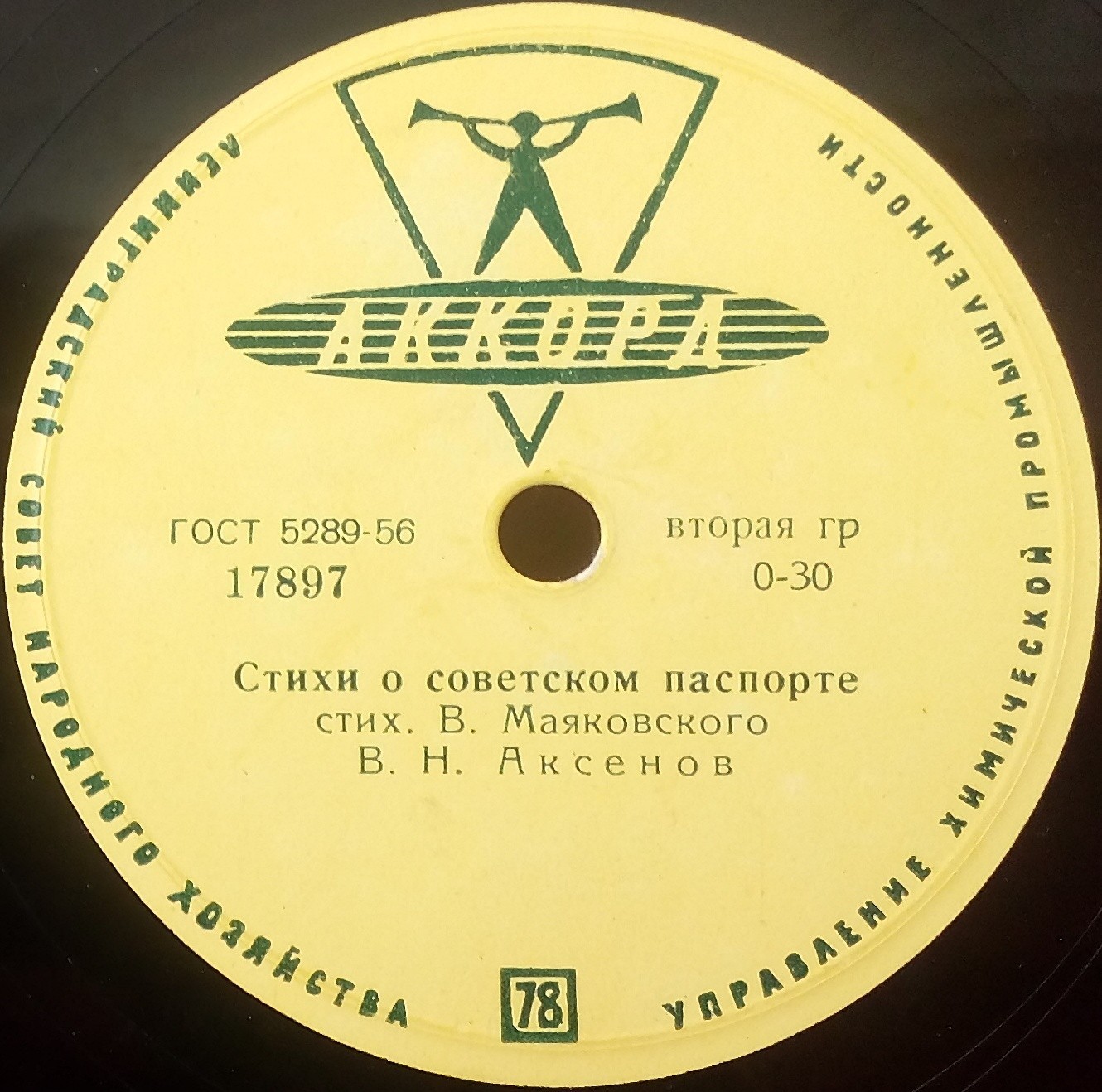 В. АКСЕНОВ читает стихи В. Маяковского