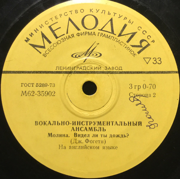 ВОКАЛЬНО-ИНСТРУМЕНТАЛЬНЫЙ АНСАМБЛЬ [фактически ГРУППА "КРИДЕНС"]
