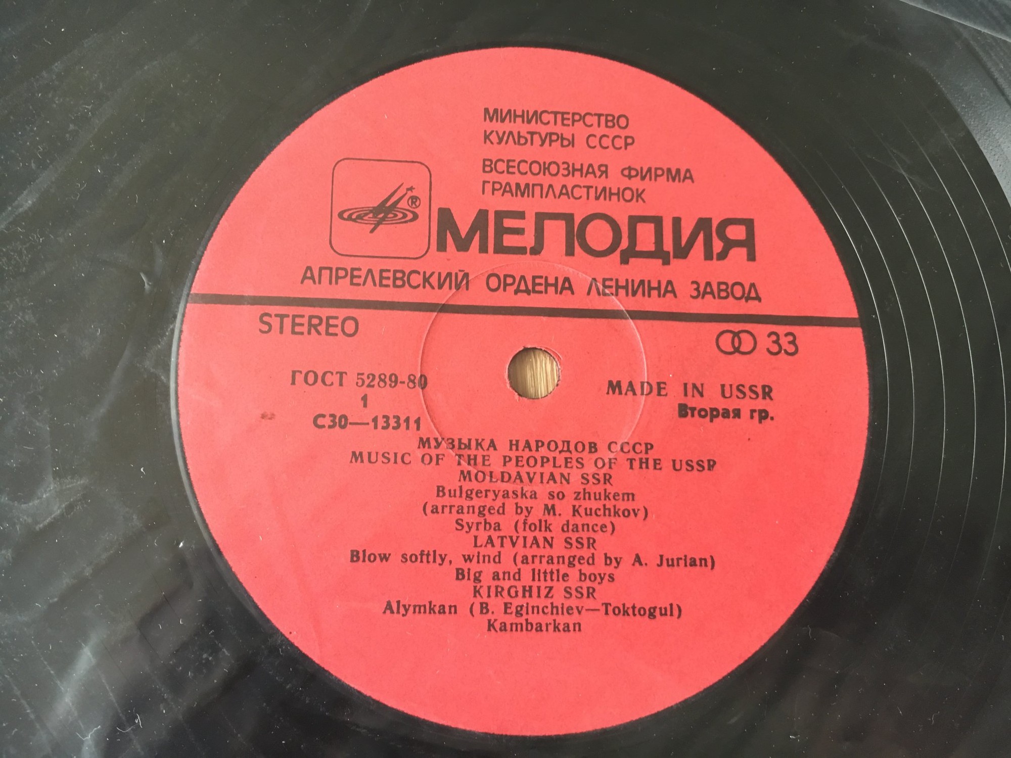 МУЗЫКА НАРОДОВ СССР